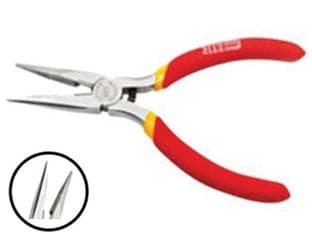 Pinza Mini Becchi Mezzi Tondi Diritti 125 mm Alte 3 Pezzi - 2