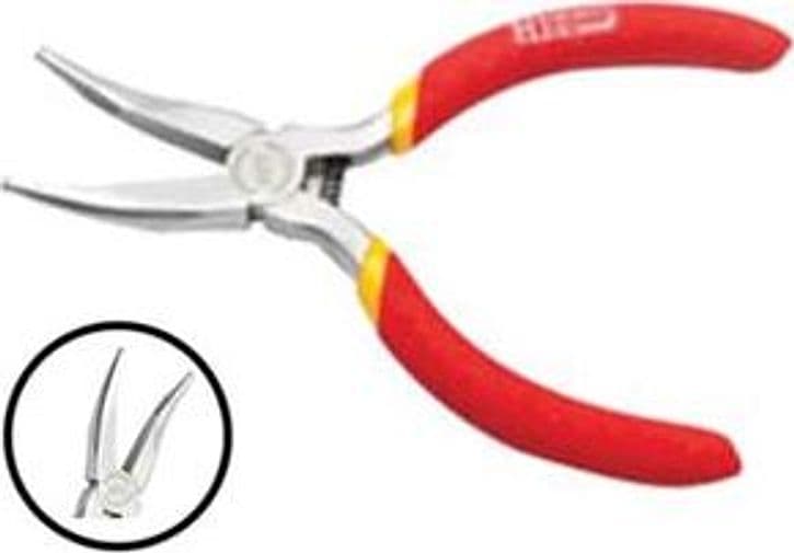 Pinza Mini Becchi Mezzi Tondi Piegati 110 mm Alte 3 Pezzi - 2