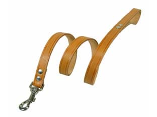 Guinzaglio per Cani Cuoio Extra Naturale Spessore 2 mm 110 CMX2 3 Pezzi - 2