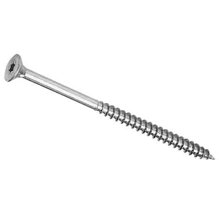 Vite per Legno Tsp Torx Zincata 4,0 x 30 x 18 mm Ambrovit 500 Pezzi - 2