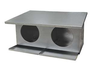 Colombaia a Due Posti 620 mm x 310 x 300H 2 Pezzi - 2