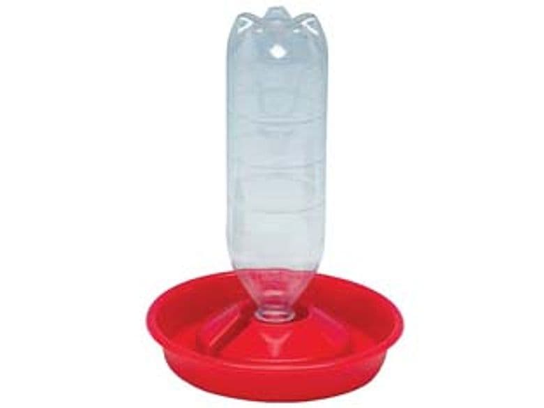 Abbeveratoio Piatto Portabottiglia per Pulcini Trevi Ø 21 mm cm 10 Pezzi - 2