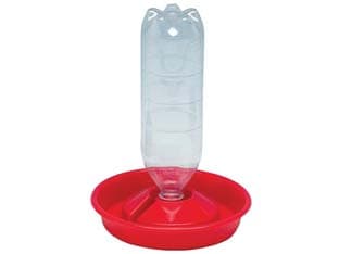 Abbeveratoio Piatto Portabottiglia per Pulcini Trevi Ø 21 mm cm 10 Pezzi - 2