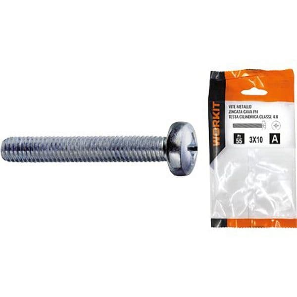 Vite Metallo TC Zincata Self Workit 5 x 60 mm 7 Pezzi - 2
