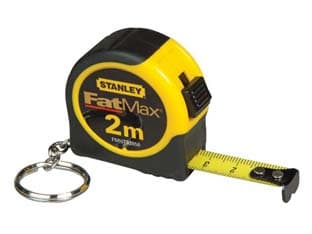 Flessometro Portachiavi 2 m Nastro 12,7 mm (FMHT1 33856) Stanley 3 Pezzi - 2