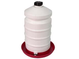 Abbeveratoio con Serbatoio in Plastica a Terra 20 l di Capienza Ø 36 mm - 2