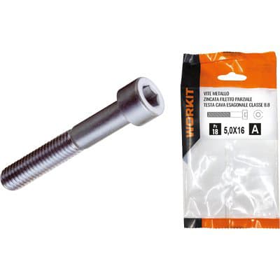 Vite Metallo Tcce Zincata Self Workit 8 x 25 mm 9 Pezzi - 2
