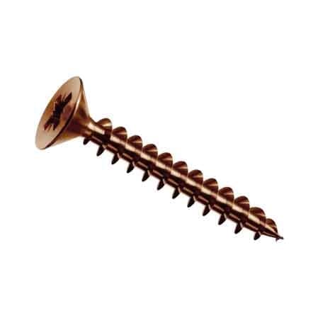Vite per Legno Tsp Bronzata 4,0 x 25 mm Ambrovit 500 Pezzi - 2