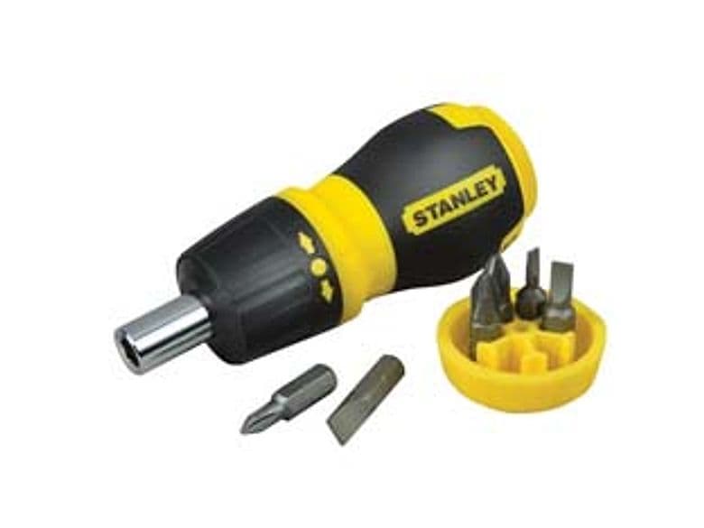 Giravite Nano a Cricchetto con 6 Inserti (066358) Stanley - 2