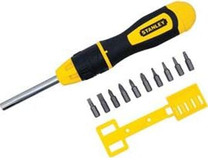 Giravite Magnetico a Cricchetto con 10 Inserti (068010) Stanley - 2