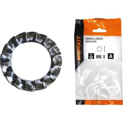 Rondella Dentellata Self Workit Zincata M 5 53 Pezzi - 2