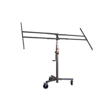 Alzalastre Telescopico a Cremagliera con Ruote 110 x 76 cm Akifix 153H - 2