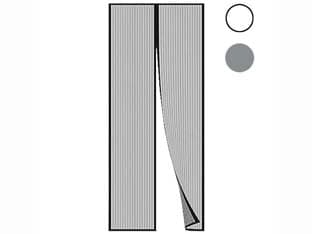 Zanzariera Magnetica in Poliestere 150 CMX180H. Grigio Vette - 2