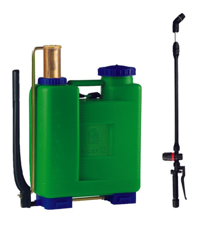 Pompa a Zaino Rosy 12 14,15 l con Regolatore Pompante Ottone con Pompante - 2