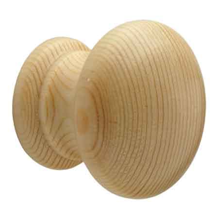 Pomolo Legno Grezzo 101 Ø 40 - 2