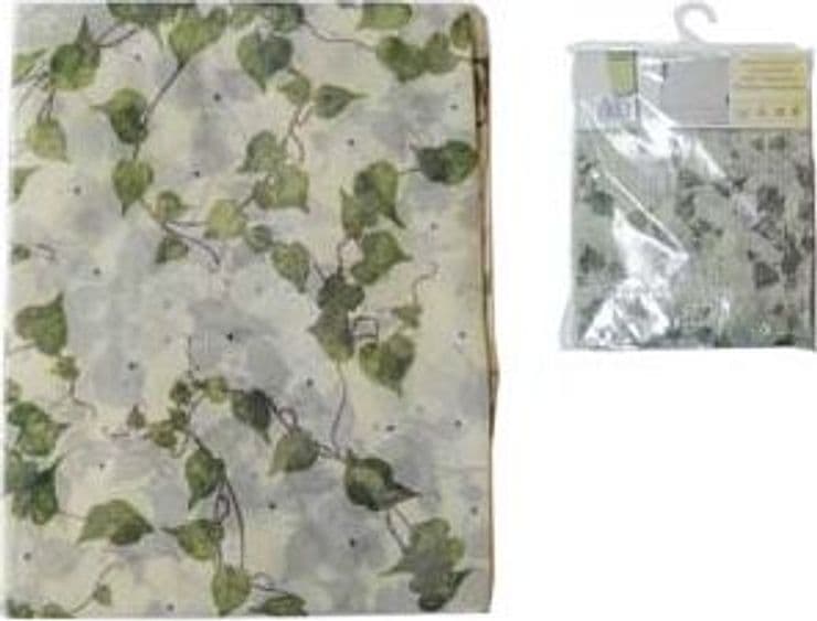 Tenda Zanzariera per Porta Edera Verde Fondo Beige 140 CMX250H
