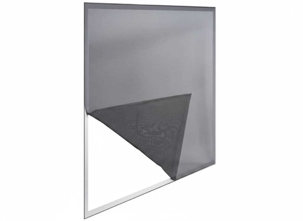 Zanzariera per Finestre in Poliestere con Nastro Velcro 2 Teli Cod 383400 - 2