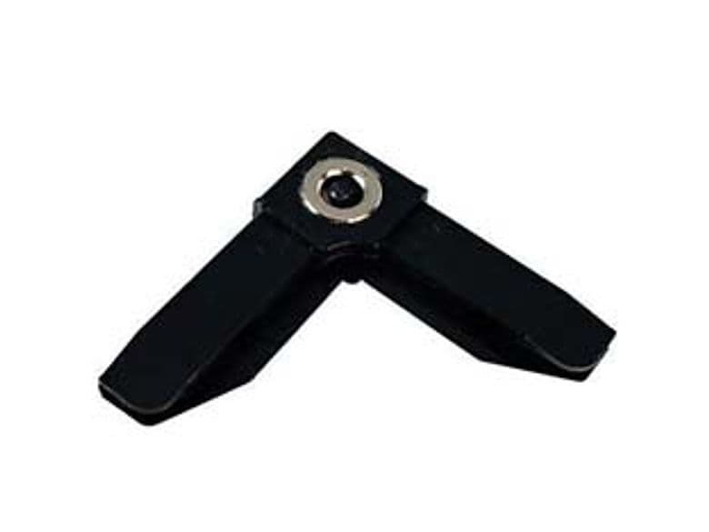 Angolo Plastica Magnetico per Profilo Zanzariera Linea C Nero 25 Pezzi - 2