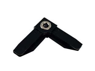 Angolo Plastica Magnetico per Profilo Zanzariera Linea C Nero 25 Pezzi - 2