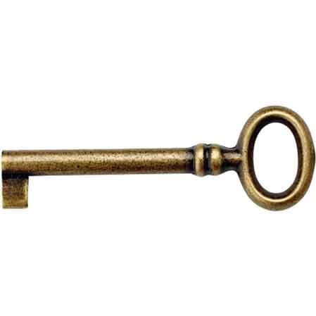 Chiave per Mobili 33718 24 x 69 mm Metal Group Ottone Lucido - 2