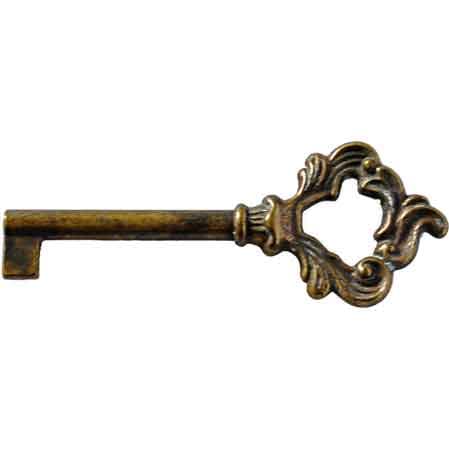 Chiave per Mobili 7009 31 x 81 mm Giusti Patinato Antico - 2