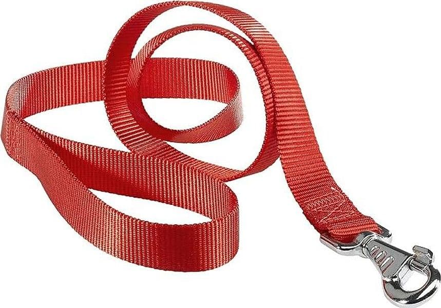 Guinzaglio per Cani Club G 10 mm x 120 cm Ferplast Colore Rosso 2 Pezzi - 2