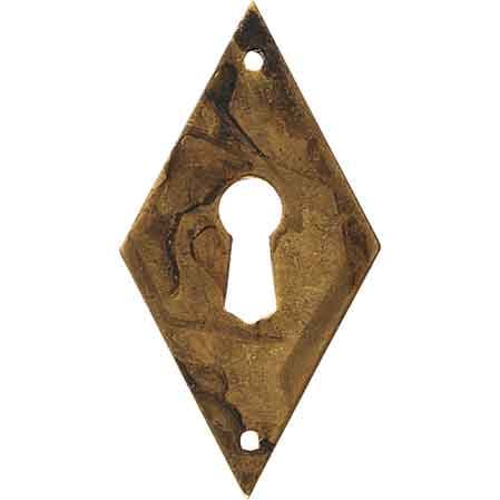 Bocchetta per Mobili 30667 Verticale 25 x 49 mm Metal Group Ottone Antico - 2
