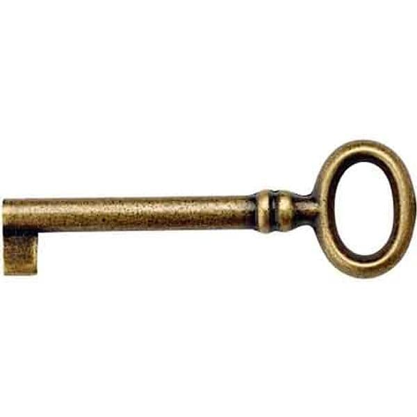 Chiave per Mobili 33718 24 x 69 mm Metal Group Ottone Antico