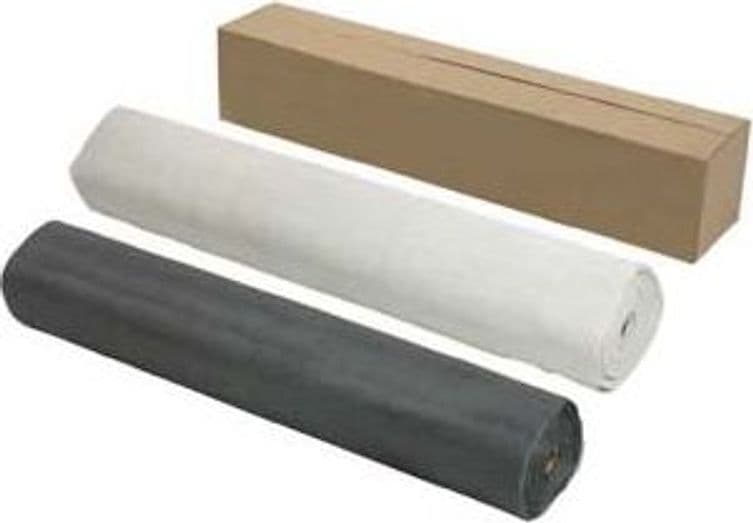 Zanzariera in Fibra Vetro Extra Maglia 18 16 60 cm x 50 m Grigio 1 Rotolo - 2