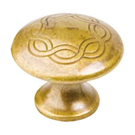 Pomolo per Mobili 24081 25 mm Metal Group Oro di Valenza - 2