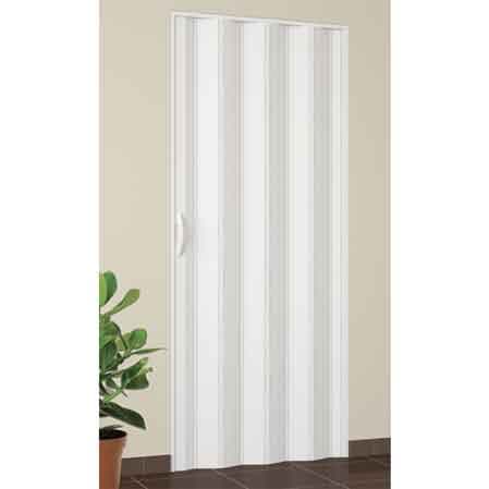 Porta a Soffietto 84 x 215 Bianca - 2