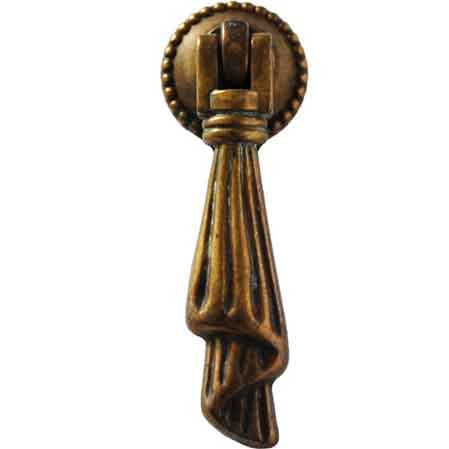 Pendente per Mobili 5053 20 x 73 mm Giusti Patinato Antico - 2