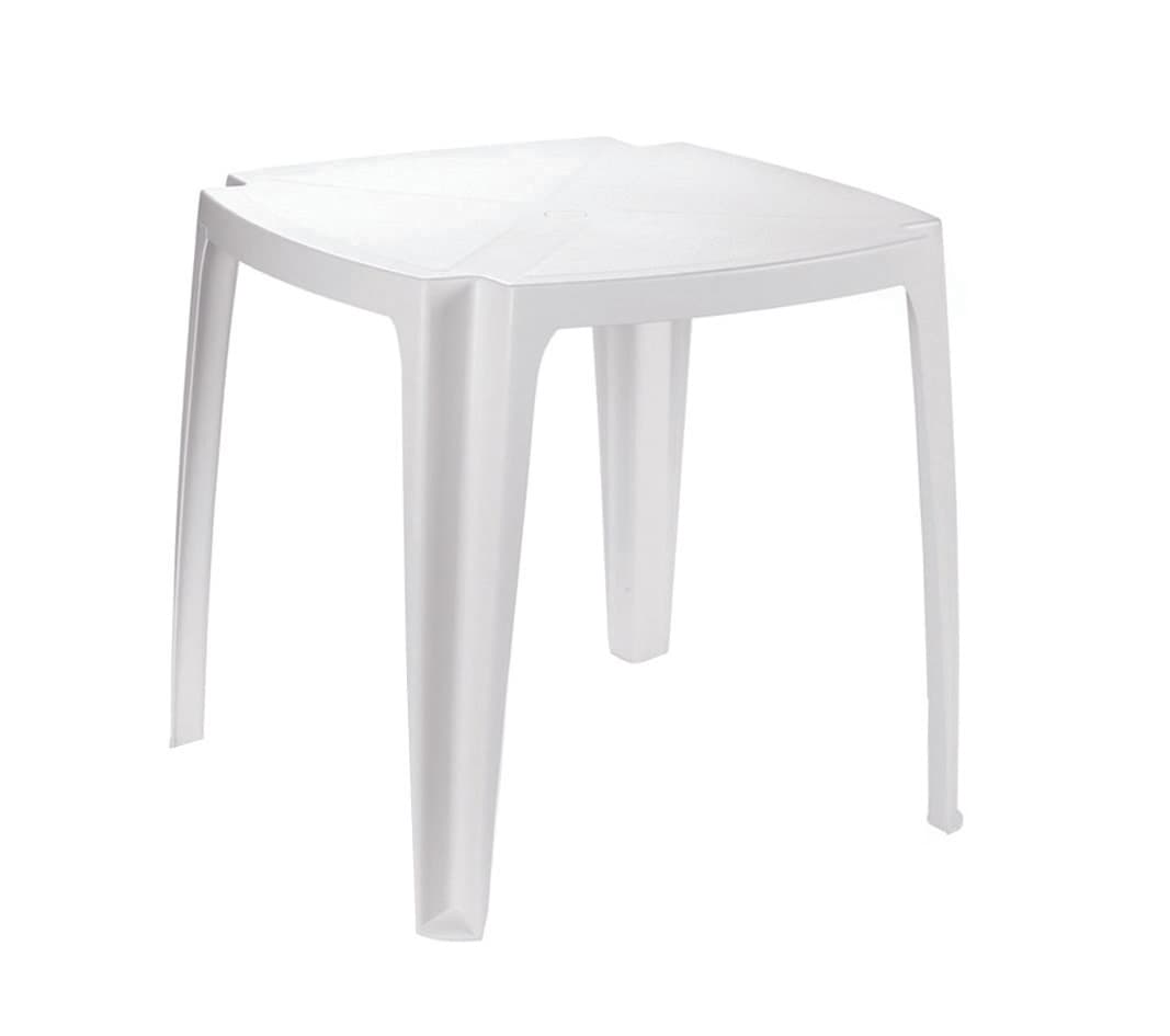 Tavolo da Giardino 75X75 Bianco 75 CMX75X72H. 75 CMX75X72H. Peso 5,9 kg - 2