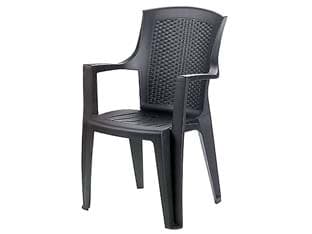 Poltrona da Giardino Eden Antracite 60 CMX62X89H. Peso 4,2 kg - 2