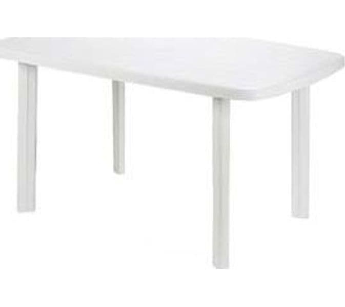 Tavolo da Giardino Faro Bianco 135 CMX82X72H. 137 CMX85X72H. Peso 9,5 kg