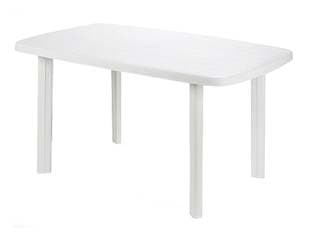 Tavolo da Giardino Faro Bianco 135 CMX82X72H. 137 CMX85X72H. Peso 9,5 kg - 2