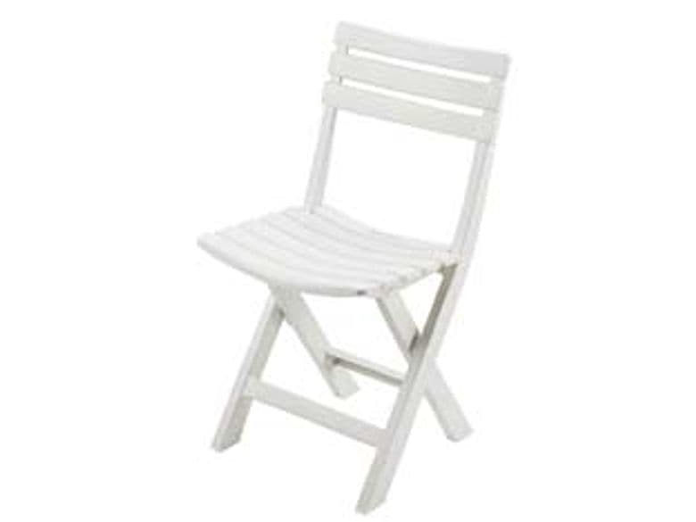 Sedia da Giardino Birki Bianca 41 CMX46X78H. 2,78 kg 4 Pezzi - 2