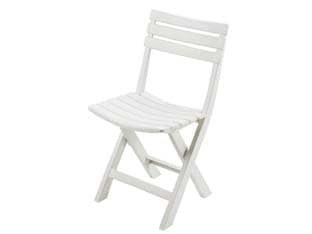 Sedia da Giardino Birki Bianca 41 CMX46X78H. 2,78 kg 4 Pezzi - 2