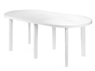 Tavolo da Giardino Tavolo 180 Bianco 181 CMX90X72H. 181 CMX90X72H. Peso - 2