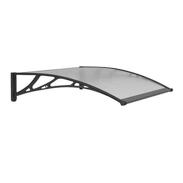 Pensilina da Esterno Alveolare Trasparente Ideal Star 120 x 100 cm - 2