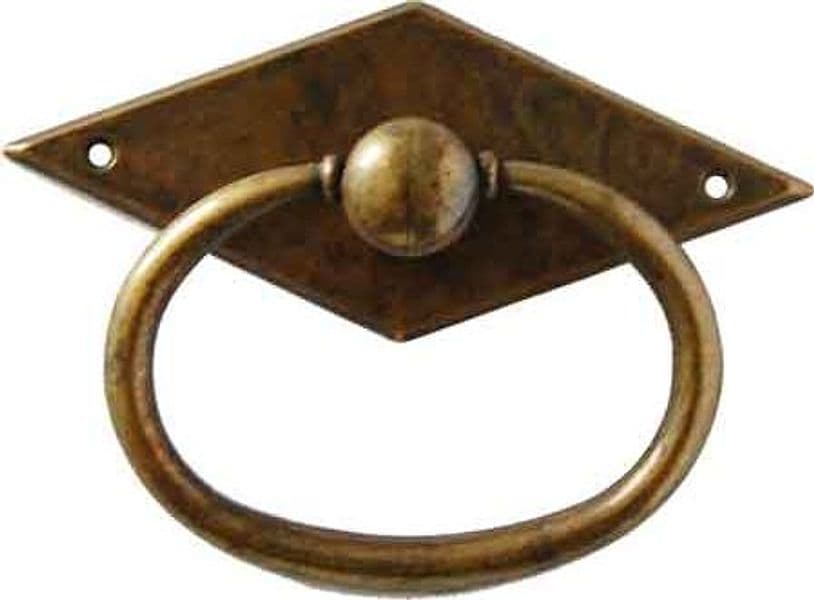 Maniglia per Mobili 5075 60 x 85 mm Giusti Patinato Antico - 2