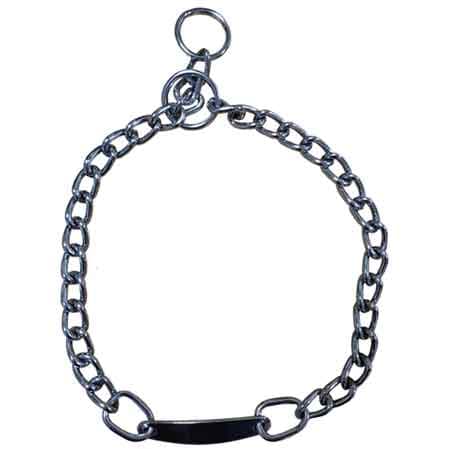 Collare per Cani a Strangolo in Metallo con Piastra Ideal Star 16 mm x 35 - 2