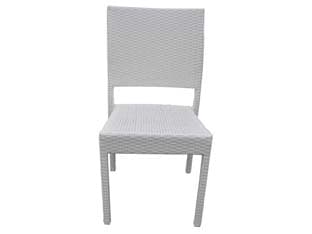 Sedia da Giardino in Perattan 47,5 CMX57X91H. Bianco Vette - 2