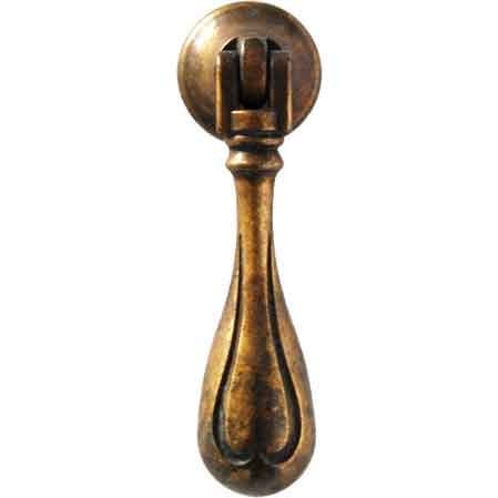 Pendente per Mobili 5060 20 x 67 mm Giusti Patinato Antico - 2