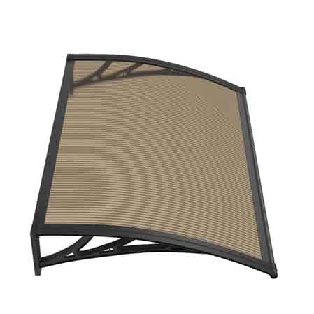 Pensilina da Esterno Alveolare Fume Ideal Star 120 x 100 cm - 2