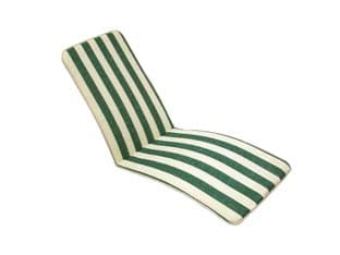 Cuscino Capri a Righe Verdi per Poltrona Pieghevole 49 CMX157H. Spessore 3 - 2