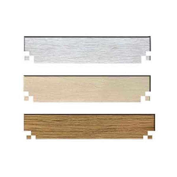 Battiscopa per Laminato Fix Colore Rovere Bianco 2,4 m Lineari – Autres