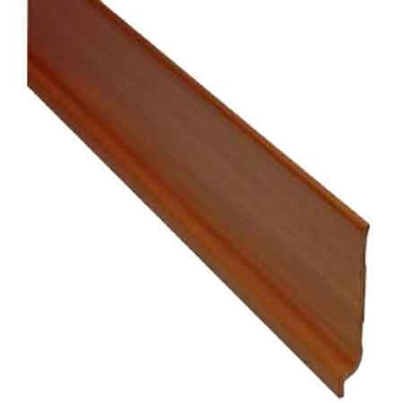 Battiscopa in PVC 70 x 9 mm Barra 2 Mt Mogano 10 Pezzi - 2