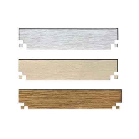 Battiscopa per Laminato Fix Colore Rovere Sabbia 2,4 m Lineari - 2