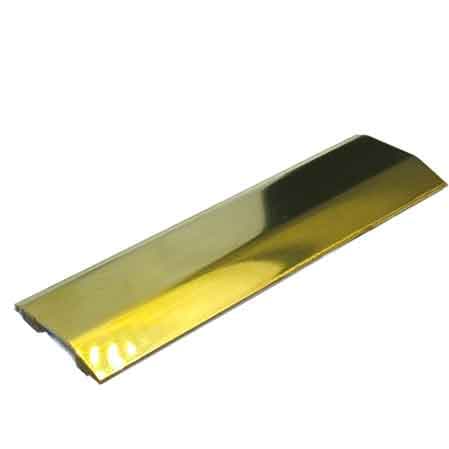 Piaggia Adesiva di Giunzione in Ottone Lucido per Moquette 93 cm H. 5 mm - 2